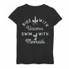 Licensed Character Girls 7-16 Ride With Unicorn Swim With Mermaids Graphic Tee 1 Licensed Character Girls 7-16 Ride With Unicorn Swim With Mermaids Graphic Tee -Licensed Character Shop unnamed file 7262