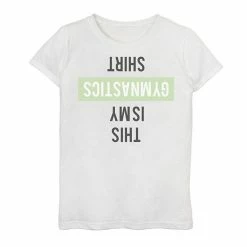 Licensed Character Girls 7-16 Fifth Sun Upside Down Gymnastics Graphic Tee