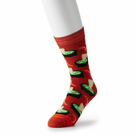 Licensed Character Men's Patterned Novelty Crew Socks Pink 18 Licensed Character Men's Patterned Novelty Crew Socks Pink - Image 16