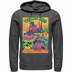 Licensed Character Men's Disney Lion King Legend Of Lion King Colorful Hoodie Black -Licensed Character Shop unnamed file 7343