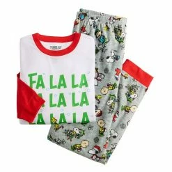 Licensed Character Men's Jammies For Your Families® Peanuts "Fa La La" Pajama Set -Licensed Character Shop unnamed file 74