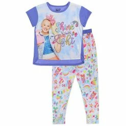 Licensed Character Girls 4-12 JoJo Siwa Top & Bottoms Pajama Set