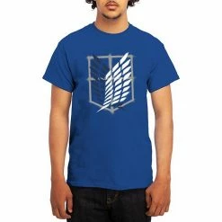 Licensed Character Men's Attack On Titan Tee Olive