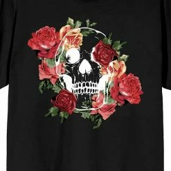 Licensed Character Men's Natural World Skull And Rose Tee -Licensed Character Shop unnamed file 7543