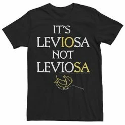Licensed Character Men's Harry Potter It's LevIOsa Not LevioSA Tee Red -Licensed Character Shop unnamed file 7572