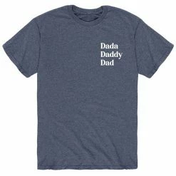 Licensed Character Men's Dada Daddy Dad Tee Black -Licensed Character Shop unnamed file 7585