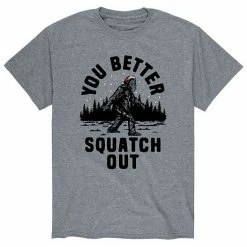 Licensed Character Men's You Better Squatch Out Tee Green -Licensed Character Shop unnamed file 7635