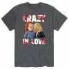 Licensed Character Men's Chucky Crazy In Love Tee Blue