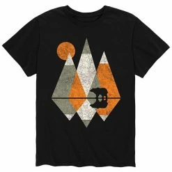 Licensed Character Men's Geo Mountains Tee Red