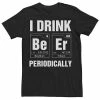 Licensed Character Men's I Drink Beer Periodically Element Squares Graphic Tee -Licensed Character Shop unnamed file 7681