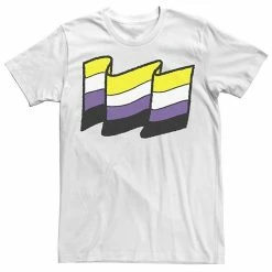Licensed Character Adult Pride Nonbinary Flag Tee