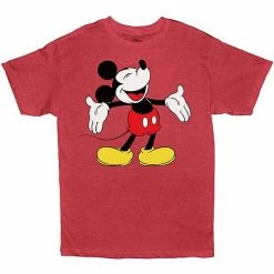 Licensed Character Disney's Mickey Mouse Boys 8-20 & Husky Graphic Tee Blue Original
