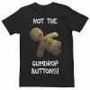 Licensed Character Men's Shrek Gingerbread Man Not The Gumdrop Buttons Tee -Licensed Character Shop unnamed file 7735