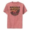 Licensed Character Disney's The Lion King Boys 8-20 Hakuna Matata Sunset Silhouette Poster Graphic Tee -Licensed Character Shop unnamed file 7737