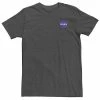 Licensed Character Big & Tall NASA Full Blue Logo Tee Charcoal Heather -Licensed Character Shop unnamed file 7776
