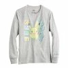 Licensed Character Boys 8-20 Pokemon Pikachu, Bulbasaur, Charmander & Squirtle Long Sleeve Graphic Tee 1 Licensed Character Boys 8-20 Pokemon Pikachu, Bulbasaur, Charmander & Squirtle Long Sleeve Graphic Tee -Licensed Character Shop unnamed file 779