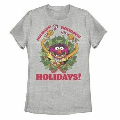 Licensed Character The Muppets Animal Holidays! Holidays! Juniors' Christmas Tee