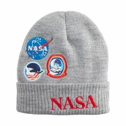 Licensed Character Men's NASA Patches Cuff Beanie