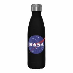 Licensed Character NASA Stripes 17-oz. Water Bottle Black