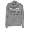 Licensed Character Juniors' Friends Group Skyline Portrait Cowlneck Pullover -Licensed Character Shop unnamed file 7938