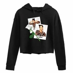Licensed Character Juniors' Selena Polaroids Cropped Graphic Hoodie Pink -Licensed Character Shop unnamed file 7951