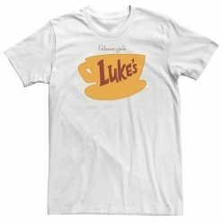 Licensed Character Big & Tall Gilmore Girls Luke's Logo Tee White -Licensed Character Shop unnamed file 7967