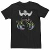 Licensed Character Big & Tall Disney Ursula Gradient Rainbow Tentacles Tee -Licensed Character Shop unnamed file 7970