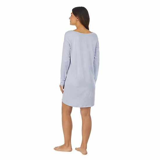 Licensed Character Women's The Nightmare Before Christmas Long Sleeve Sleepshirt Light Purple 4 Licensed Character Women's The Nightmare Before Christmas Long Sleeve Sleepshirt Light Purple - Image 2