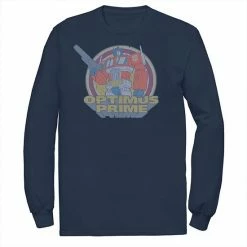Licensed Character Men's Transformers Optimus Prime Retro Portrait Tee