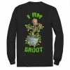 Licensed Character Men's Marvel Christmas I Am Groot Cartoon Tee -Licensed Character Shop unnamed file 8047