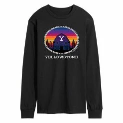 Licensed Character Men's Yellowstone Y Brand Sunset LS