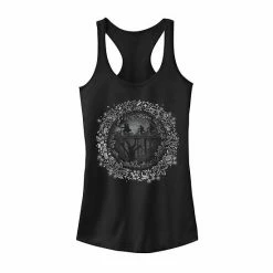 Licensed Character Juniors' Netflix Stranger Things Into The Upside Down Silhouettes Graphic Tank Black -Licensed Character Shop unnamed file 8081