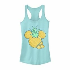 Licensed Character Disney's Mickey Mouse Pineapple Logo Tank Top