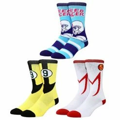 Licensed Character Men's Speed Racer 3-Pack Crew Socks