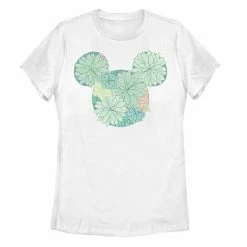 Licensed Character Juniors' Disney's Mickey Succulent Fill Tee Athletic Heather -Licensed Character Shop unnamed file 8115