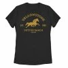 Licensed Character Juniors' Yellowstone Dutton Ranch Horse Graphic Tee -Licensed Character Shop unnamed file 8139