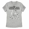 Licensed Character Juniors' Disney 101 Dalmatians Yes I Need All These Dogs Graphic Tee -Licensed Character Shop unnamed file 8140