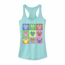 Licensed Character Disney's Mickey & Friends Juniors' Minnie Mouse Pop Art Tank Top