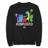Licensed Character Juniors Disney / Pixar Inside Out Hashtag Complicated Crew Fleece -Licensed Character Shop unnamed file 8165