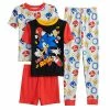 Licensed Character Boys 4-10 Sonic The Hedgehog Tops & Bottoms Pajama Set -Licensed Character Shop unnamed file 819