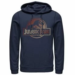 Licensed Character Men's Jurassic Park Fossil Logo Graphic Pullover Hoodie Navy -Licensed Character Shop unnamed file 8241