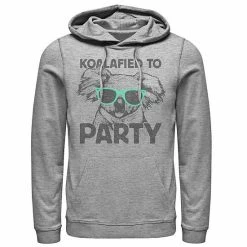 Licensed Character Men's KoalaFied To Party Hoodie Athletic Heather -Licensed Character Shop unnamed file 8247