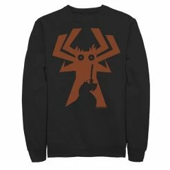 Licensed Character Men's Cartoon Network Samurai Jack Faces Aku Silhouette Fleece Black -Licensed Character Shop unnamed file 8252