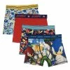 Licensed Character Boys 6-10 4-Pack Sonic The Hedgehog Athletic Boxer Briefs -Licensed Character Shop unnamed file 826
