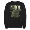 Licensed Character Men's Star Wars The Mandalorian The Child Portrait Sweatshirt Navy -Licensed Character Shop unnamed file 8269