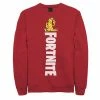 Licensed Character Men's Fortnite Peely Peace Sign Portrait Sweatshirt Red -Licensed Character Shop unnamed file 8278