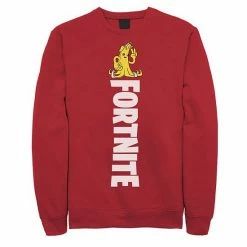 Licensed Character Men's Fortnite Peely Peace Sign Portrait Sweatshirt Red -Licensed Character Shop unnamed file 8279