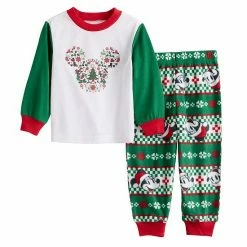 Licensed Character Disney's Mickey Mouse Toddler Jammies For Your Families® "Holiday Party Mickey" Pajama Set