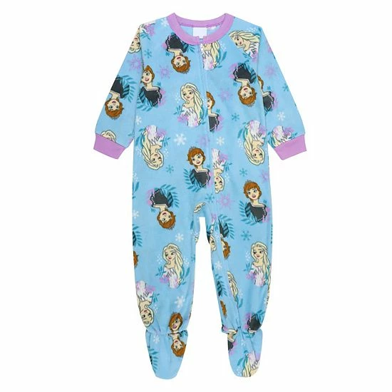 Licensed Character Disney's Frozen 2 Toddler Girl "Frozen Diamonds" Footed Pajamas 3 Licensed Character Disney's Frozen 2 Toddler Girl "Frozen Diamonds" Footed Pajamas