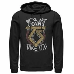 Licensed Character Men's Twisted Sister We're Not Gonna Take It Hoodie